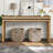 Farmhouse Retro Wooden Console Table-297127774