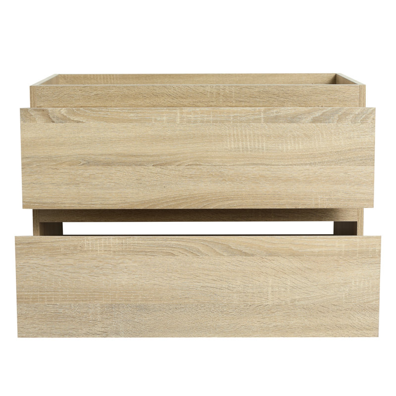 Armoire de salle de bain en contreplaqué de chêne de 30 po, fixée au mur pour meuble-lavabo, contreplaqué, aspect élégant