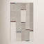 Tapis Albers: tapis moderniste touffeté à la main en naturel / multicolore-220709478