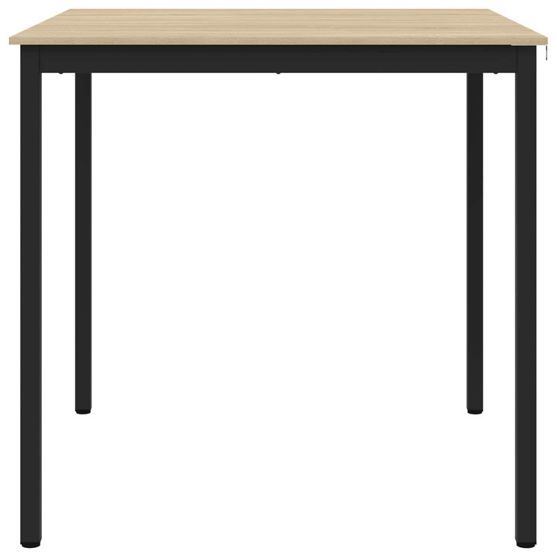 Standing Bar Table Engineered Wood, Oak, 105cmH x 110cmL x 110cmW