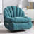 Wide Modern Style Accent Swivel And Rocker Recliner Chair-648765892-654237302