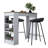 Kitchen Table With 3 Shelves