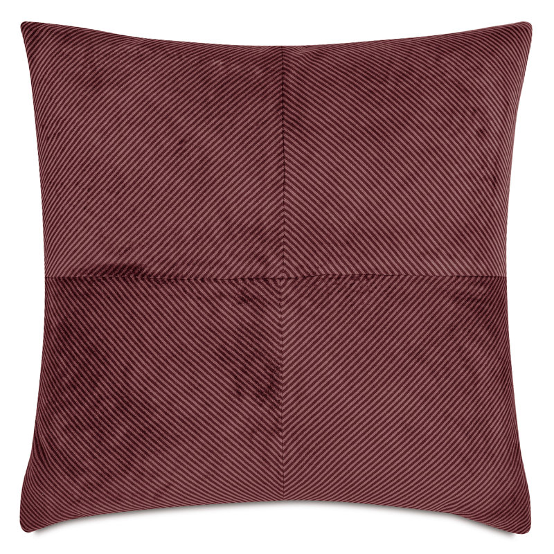 Cristobal Velvet Square Pillow Cover & Insert