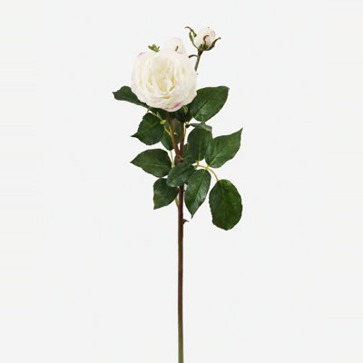 Rose blanche Real Touch 21,5 po
