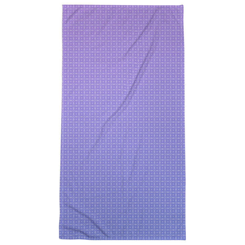 Katelyn Elizabeth Cotton Blend Beach Towel, Blue/Purple