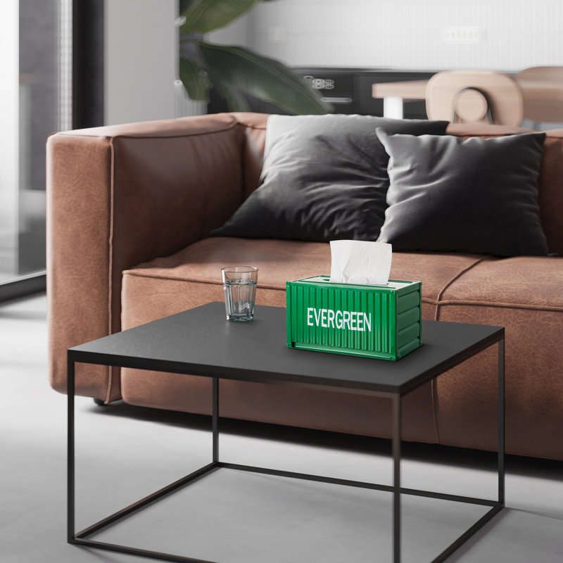 Shipping Container Tissue Box Cover