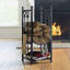 Bethune 12.5" W x 12.5" D Metal Log Rack