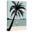 «Palm Tree Swing», reproduction sur toile tendue-59132302