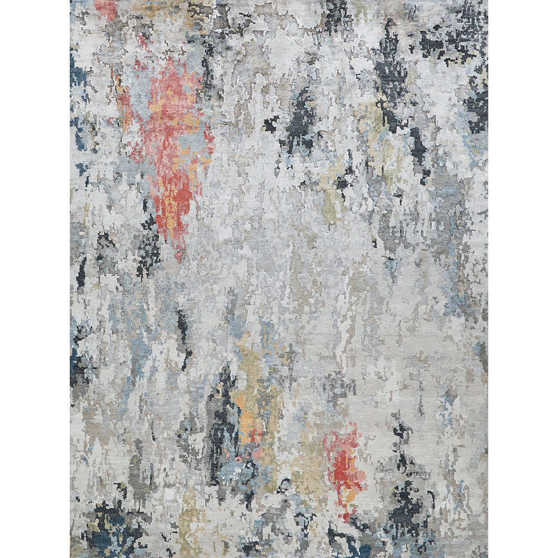 Floor Art Abstract Area Rug, Rectangle 9' x 12'