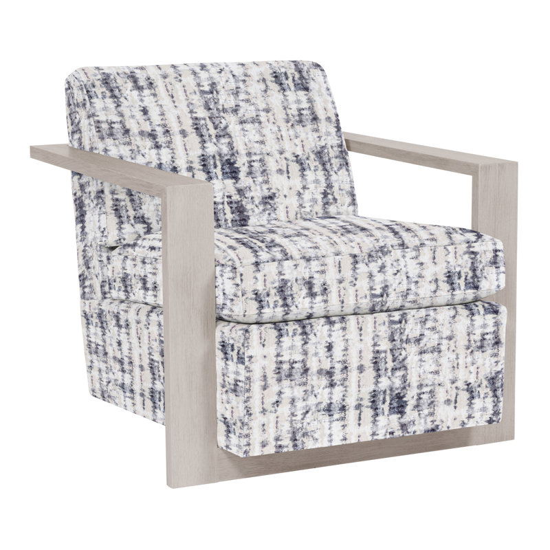 Thom Filicia Home 32" Wide Upholstered Armchair, Dove Gray, Ozark Marina