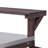 53.3" Outdoor Kitchen Island With Raised Shelf, Solid Wood Storage Cabinet With Stainless Steel Top, Outdoor Rolling Grill Cart With Internal Storage Rack, Adjustable Shelf, Spice Rack-836068172