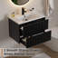 Ensemble de meuble-lavabo mural 30 "avec lavabo, robinet et bonde Amily-841174952