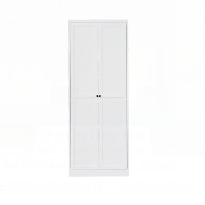 Metal Kitchen Pantry Cabinet with Adjustable Shelves, Heavy-Duty Storage Organizer, Tool-Free Assembly, Freestanding for Home
