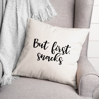 Coussin décoratif noir et blanc