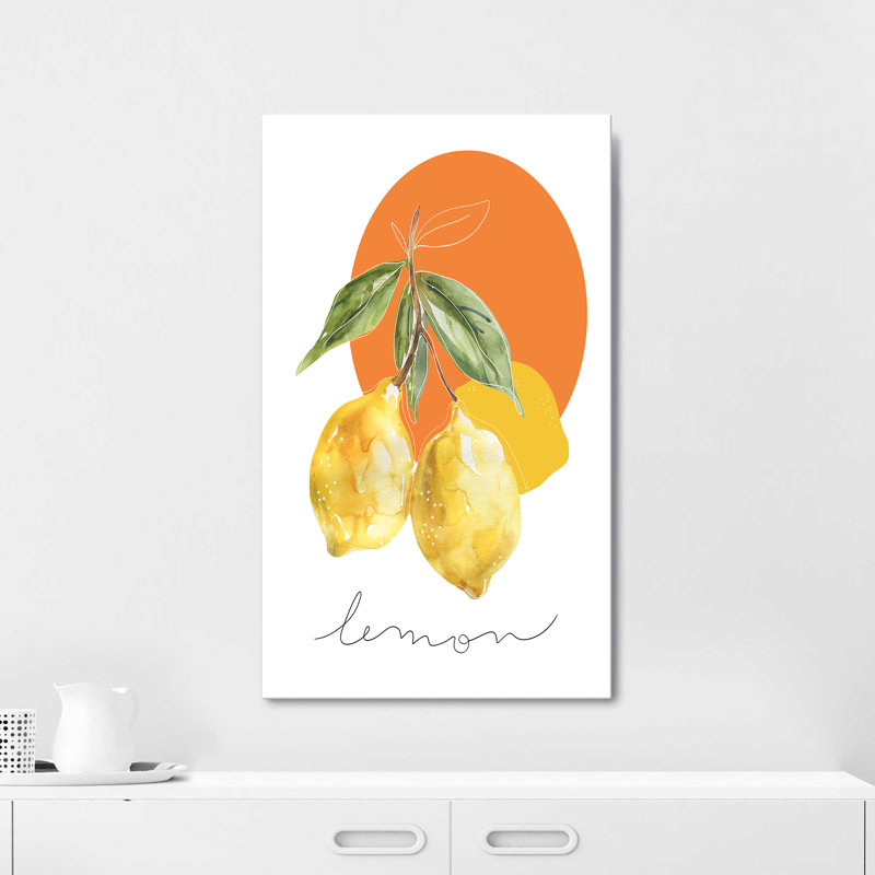 « Lemon » de Carol Robinson – Impression sur toile, H 60 po x l 36 po x P 1,5 po