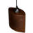 Hayashi Hammered Copper 8" Oval Cylinder Pendant Light