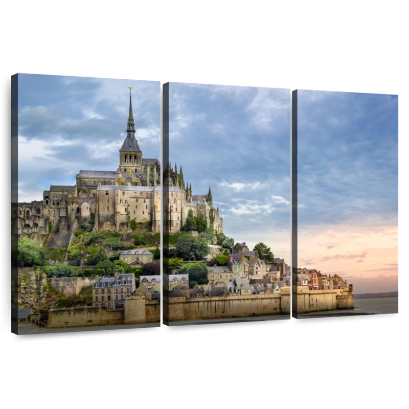 Adella - Mont Saint-Michel historique, H 42 po x l 65 po