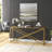 Calix Glass Top Console Table-50309256-99930469