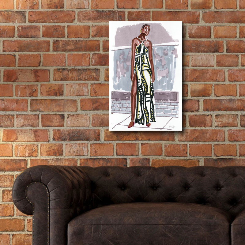 Art mural épique «Fashion In The City 1» par Stellar Design Studio, 16 po x 24 po, H 24 po x l 16 po