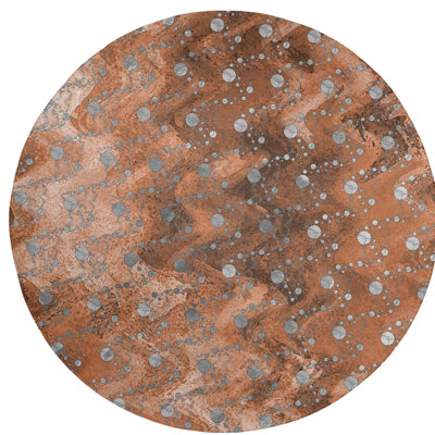 Chenille Polka Dots Indoor Rug