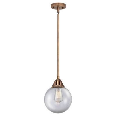 Nouveau - Mini-luminaire suspendu sur pied 1 lumière Alfonsa 2 - ampoule non incluse