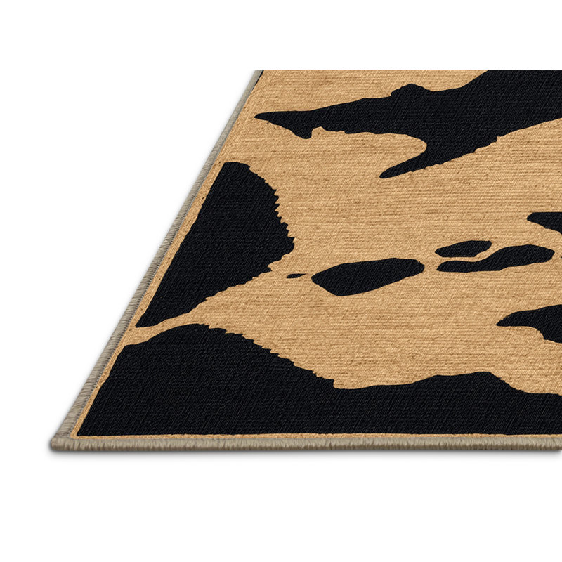  Tapis hawaïen à motif d'îles lavables, Rectangle 4pi x 6 pi