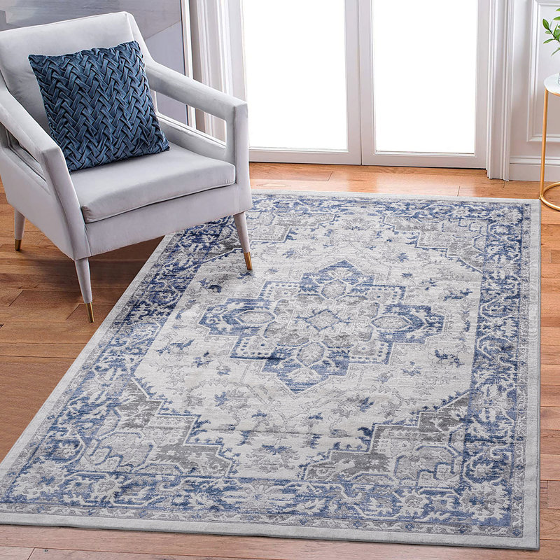 8X10 Oriental Area Rug, Rectangle 7'9" x 10'