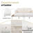 Modern Outdoor Daybed Patio Metal Daybed-803629121