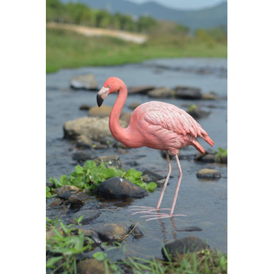 Statue de flamant