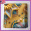 Couvre-lit matelassé jaune et bleu à motif de fleurs toutes tailles-126331509