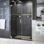 DreamLine Elegance Plus porte de douche pivotante sans cadre l 34 3/4 po x H 72 po Chrome-121632528-124176894