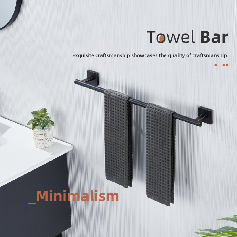 5 Piece Bathroom Hardware Set, Oil Rubbed Bronze