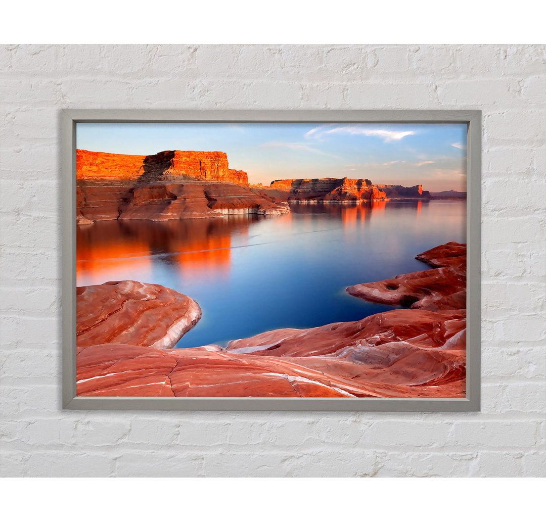 Padre Bay Lake Powell Utah - Einzelner Bilderrahmen Kunstdrucke auf Leinwand