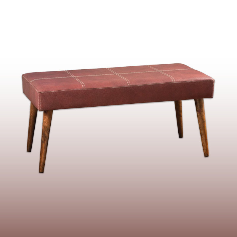 Banc rembourré en cuir Kahloni Pu