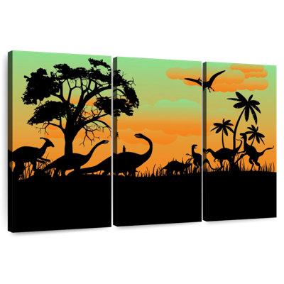 Silhouette de dinosaures Brampt