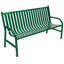 Banc de jardin à lattes en métal-9542120-9542122-1827857