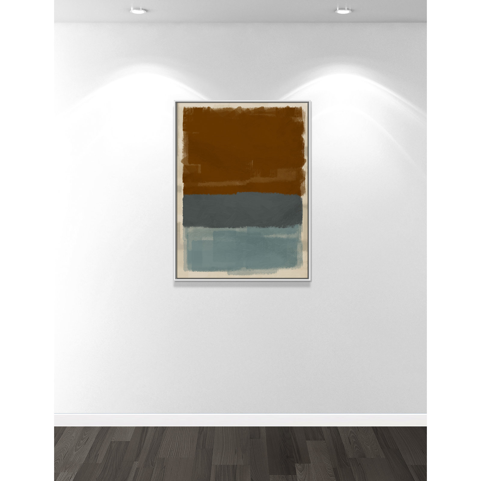 Turbulent Honesty Print by Marcus Prime, 31.5'' W x 41.5'' H, White Floater