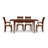 Sarah 4 - Person Solid Wood Top Four Leg Dining Set-16848866-37101031-39921300