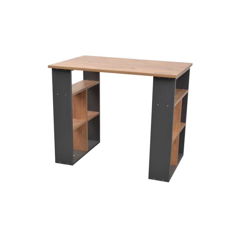 Emilya Rectangle Writing Desk, Anthracite