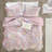Ultra Soft Plush Bedding Sets, Polyester Metallic Heart, Modern Home