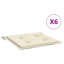 Ensemble de 6 coussins de chaise en polyester 100% polyester Oxford-113949414-113949415