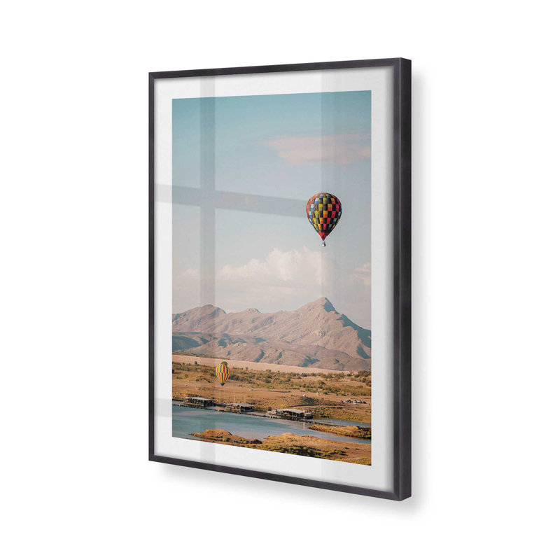 Floating Dreams Print, 37.25" H x 25.25" W x 1.25" D, Weathered Zinc Framed