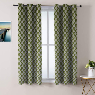 Linen Eyelet Curtain Handmade Home Window Drape- Badal