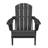 Wolak High Density Polyethylene Folding Adirondack Chair With Double Cup Holder-360845494