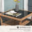 Outsunny Rattan Side Table （Only Include Table)-1481512358