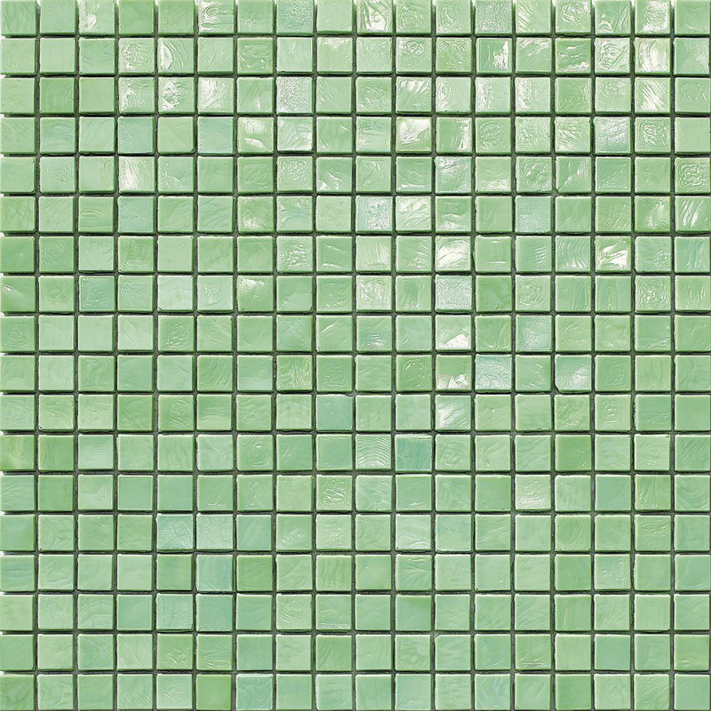 Emerald 2 5/8" x 5/8" Glass Mosaic