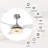 Geradette 56'' Ceiling Fan with LED Lights