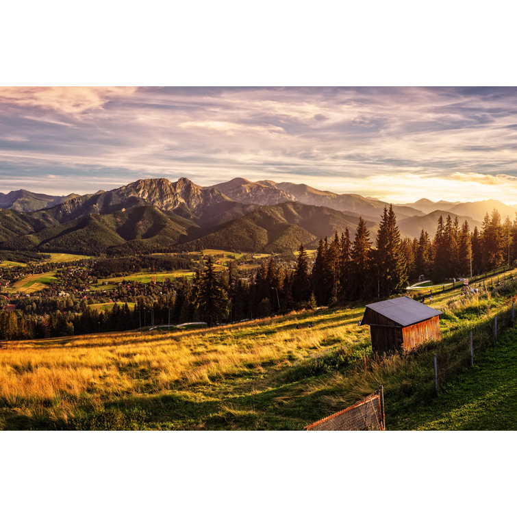 View From Gbalowka - Wrapped Canvas Print