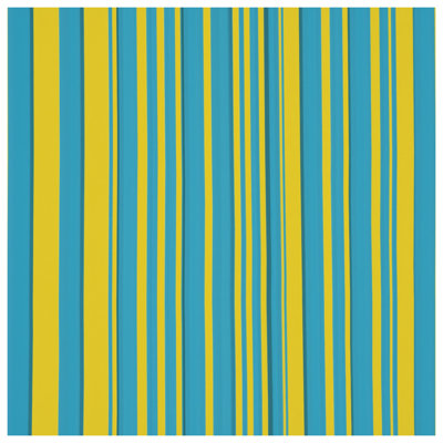 Blue Yellow Stripes Bedding Stripes Bedspread Pattern