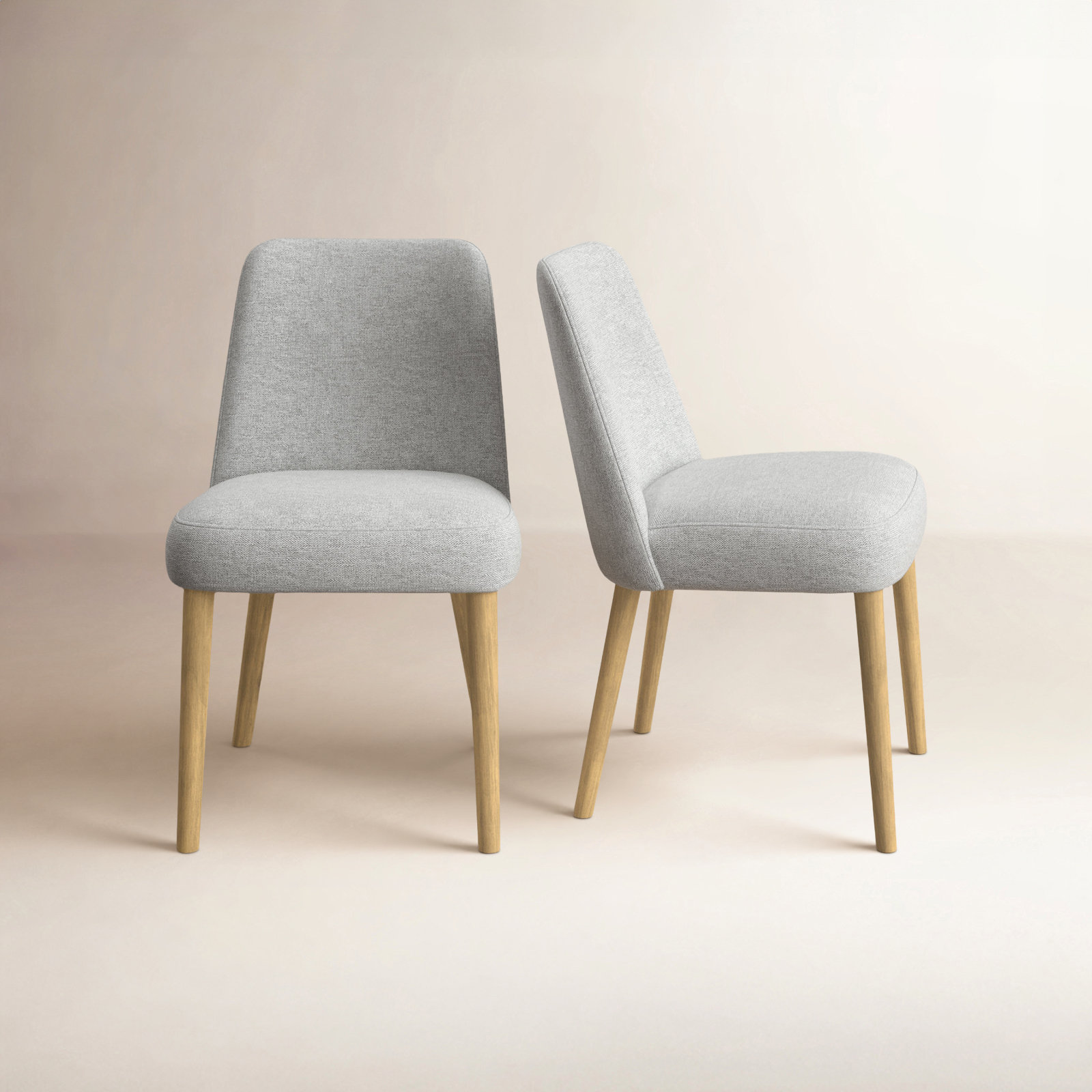 Upholstered Solid Back Parsons Dining Chair